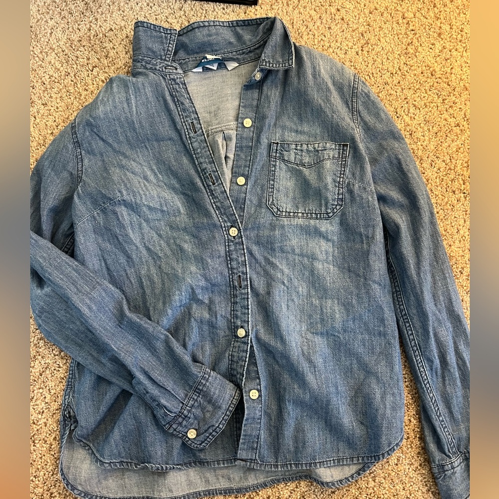 Old Navy Jean button up